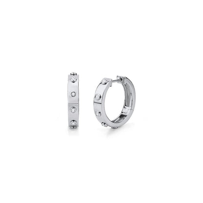 MICHAEL M Earrings Chroma Gold Hinge Hoops