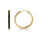 Chroma Pavé Edge Hoop Earrings