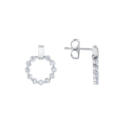 Cloud Mini Single Drop Earrings