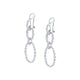 MICHAEL M Earrings Cloud Oval Drop Earrings