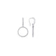 MICHAEL M Earrings Cloud Ring Drop Earrings