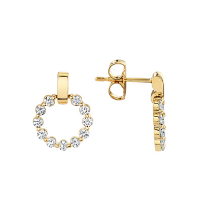 Cloud Single Drop Earrings