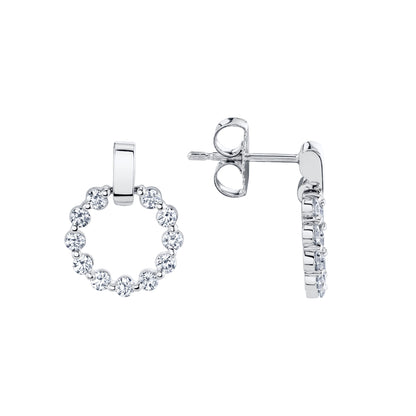 Cloud Single Drop Earrings