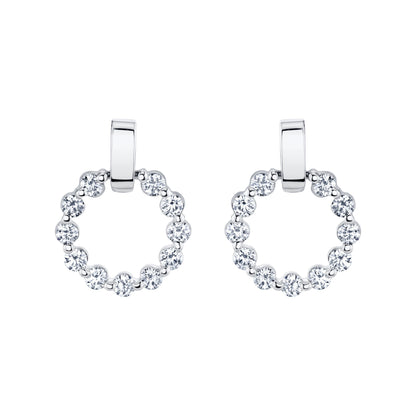 Cloud Single Drop Earrings