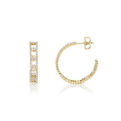 Cloud Stacked Hoops