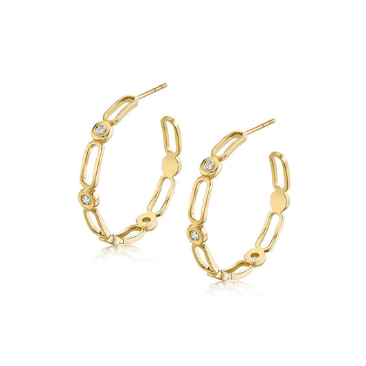 MICHAEL M Earrings Connection Hoops