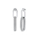 MICHAEL M Earrings Double Luxe Link Wide Drop Earrings