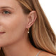 Foundation Bezel Huggie Hoops