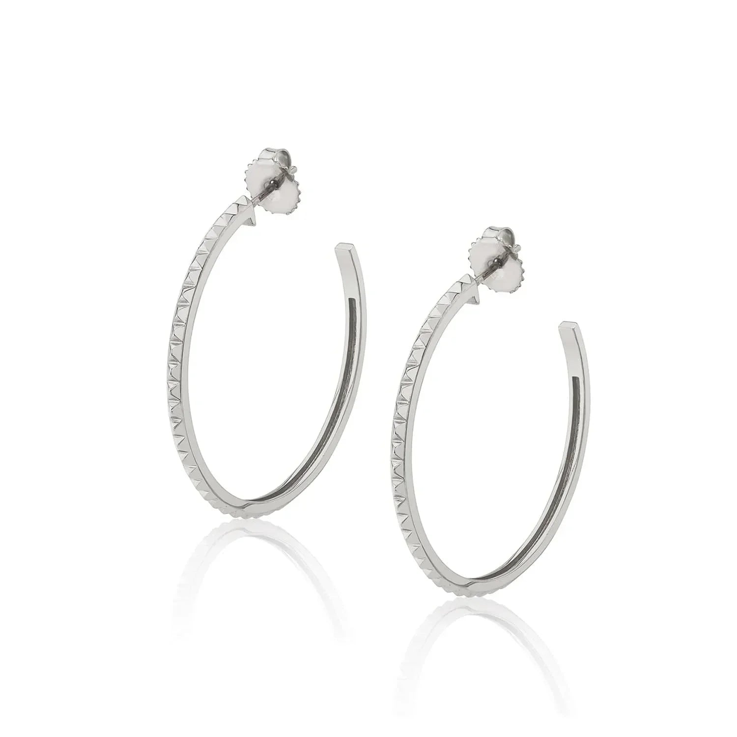 MICHAEL M Earrings Foundation Hoop Earrings