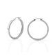 Large Chroma Gold Edge Pavé Hoops