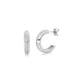 MICHAEL M Earrings Large Pavé Luxe Link Hoops