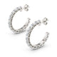MICHAEL M Earrings Meksian Diamond Hoop Earrings