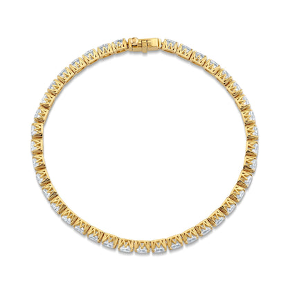 Meksian Oval Tennis Bracelet