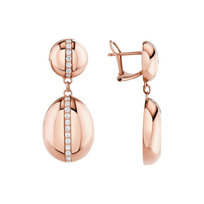 Orb Double Drop Earrings