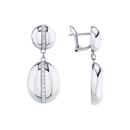 Orb Double Drop Earrings