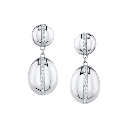 Orb Double Drop Earrings