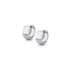 MICHAEL M Earrings Orb Wide Huggie Hoops