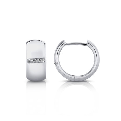 Orb Wide Huggie Hoops