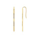Pavé Foundation Bar Earrings