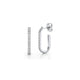 MICHAEL M Earrings Pavé Link Hoops
