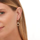 Pavé Mini Signature MM Tetra Earring