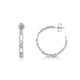 Silver Connection Hoops
