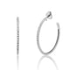Silver Foundation Hoop Earrings