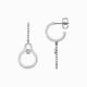 Silver Mini Signature MM Tetra Earrings