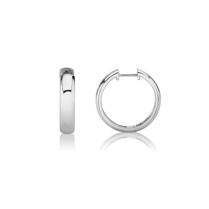 Silver Orb 4mm Huggies