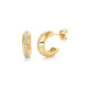 MICHAEL M Earrings Small Pavé Luxe Link Hoops
