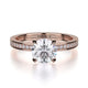 Michael M Pave Round Engagement Ring