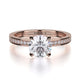 Michael M Pavé Round Engagement Ring