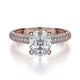 MICHAEL M Engagement Rings 18K Rose Gold Crown R708-2 R708-2RG