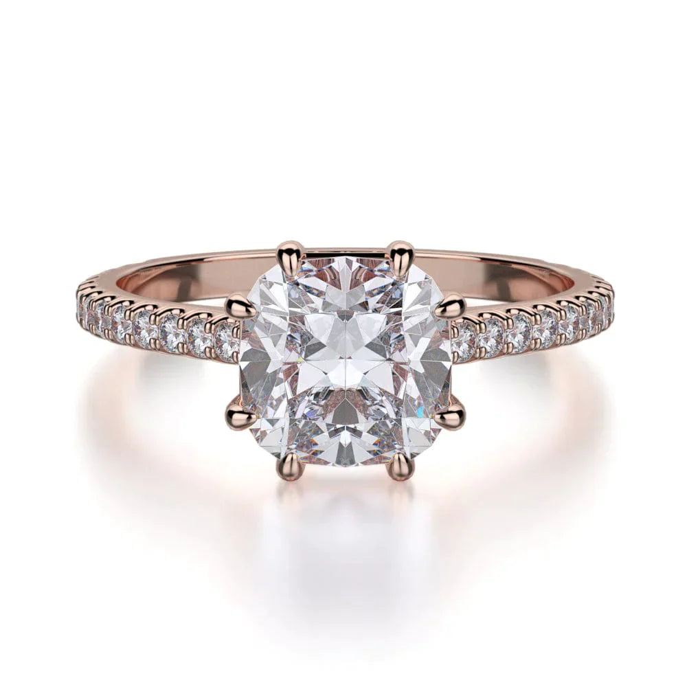 MICHAEL M Engagement Rings 18K Rose Gold Crown R712-1.5 R712-1.5RG