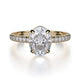 MICHAEL M Engagement Rings 18K Rose Gold Crown R715-2 R715-2RG