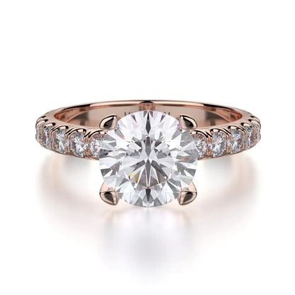 MICHAEL M Engagement Rings 18K Rose Gold Crown R716-2 R716-2RG