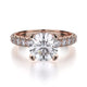 MICHAEL M Engagement Rings 18K Rose Gold Crown R716-2 R716-2RG