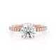 MICHAEL M Engagement Rings 18K Rose Gold Crown R742-1.5
