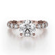 MICHAEL M Engagement Rings 18K Rose Gold Crown R782-1.5 R781-1.5RG