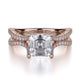 MICHAEL M Engagement Rings 18K Rose Gold Defined R725-2 R725-2RG