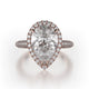 MICHAEL M Engagement Rings 18K Rose Gold Defined R730-2PR R730-2PR-RG