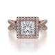 MICHAEL M Engagement Rings 18K Rose Gold Defined R738-2 R738-2RG