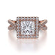 MICHAEL M Engagement Rings 18K Rose Gold Defined R738-2 R738-2RG