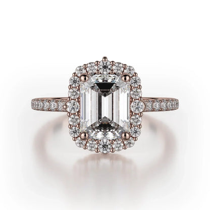 MICHAEL M Engagement Rings 18K Rose Gold Defined R739-2EM R739-2EM-RG