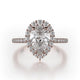 MICHAEL M Engagement Rings 18K Rose Gold Defined R739-2PR R739-2PR-RG
