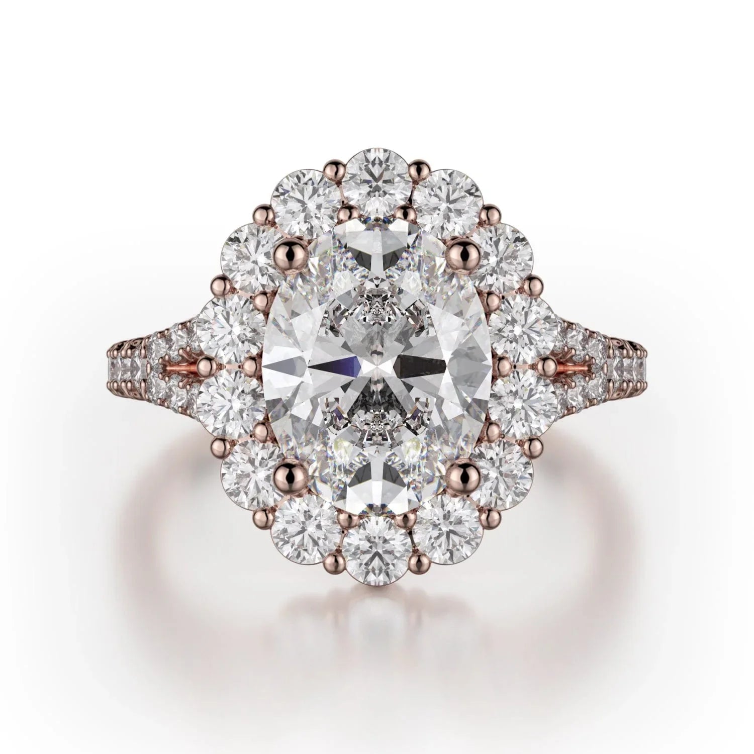 MICHAEL M Engagement Rings 18K Rose Gold Defined R779-2.5 R779-2.5RG