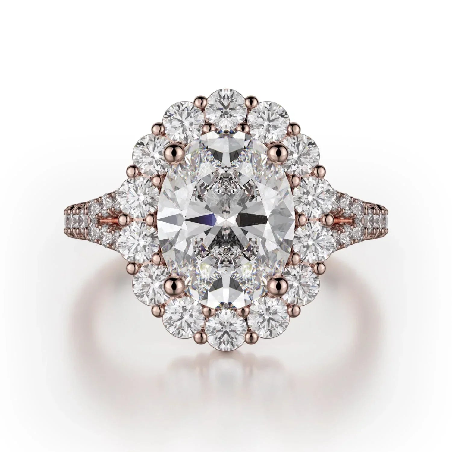 MICHAEL M Engagement Rings 18K Rose Gold Defined R779-2.5 R779-2.5RG