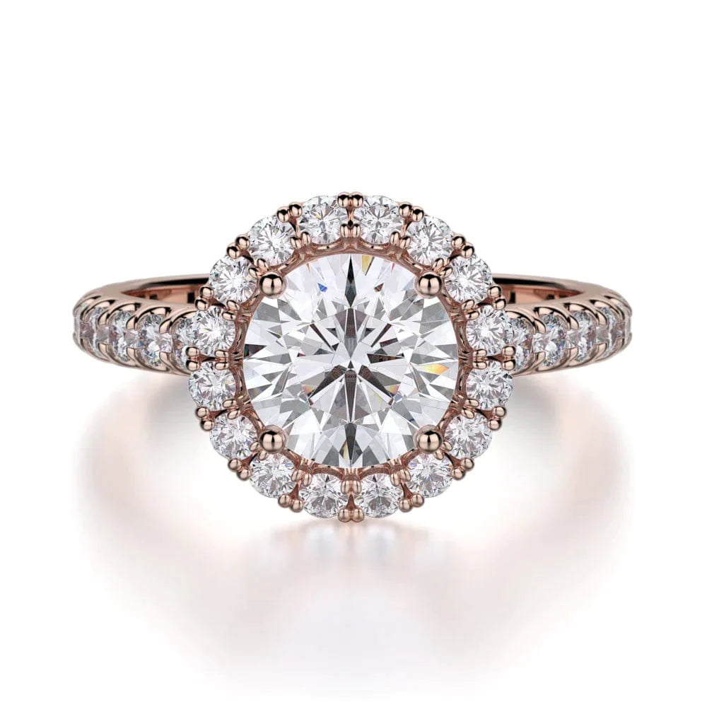 MICHAEL M Engagement Rings 18K Rose Gold Europa R320-1.5 R320-1.5RG