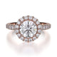MICHAEL M Engagement Rings 18K Rose Gold Europa R320-1.5 R320-1.5RG