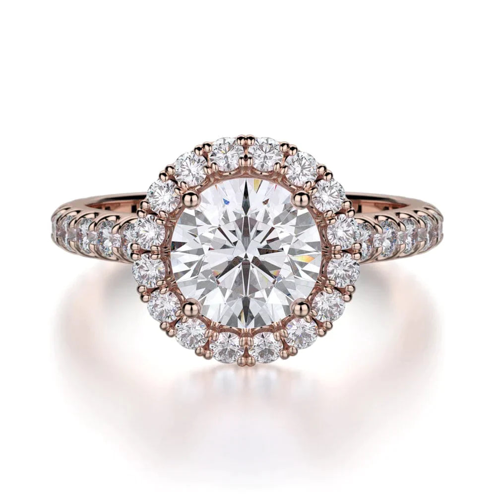 MICHAEL M Engagement Rings 18K Rose Gold Europa R320-1.5 R320-1.5RG